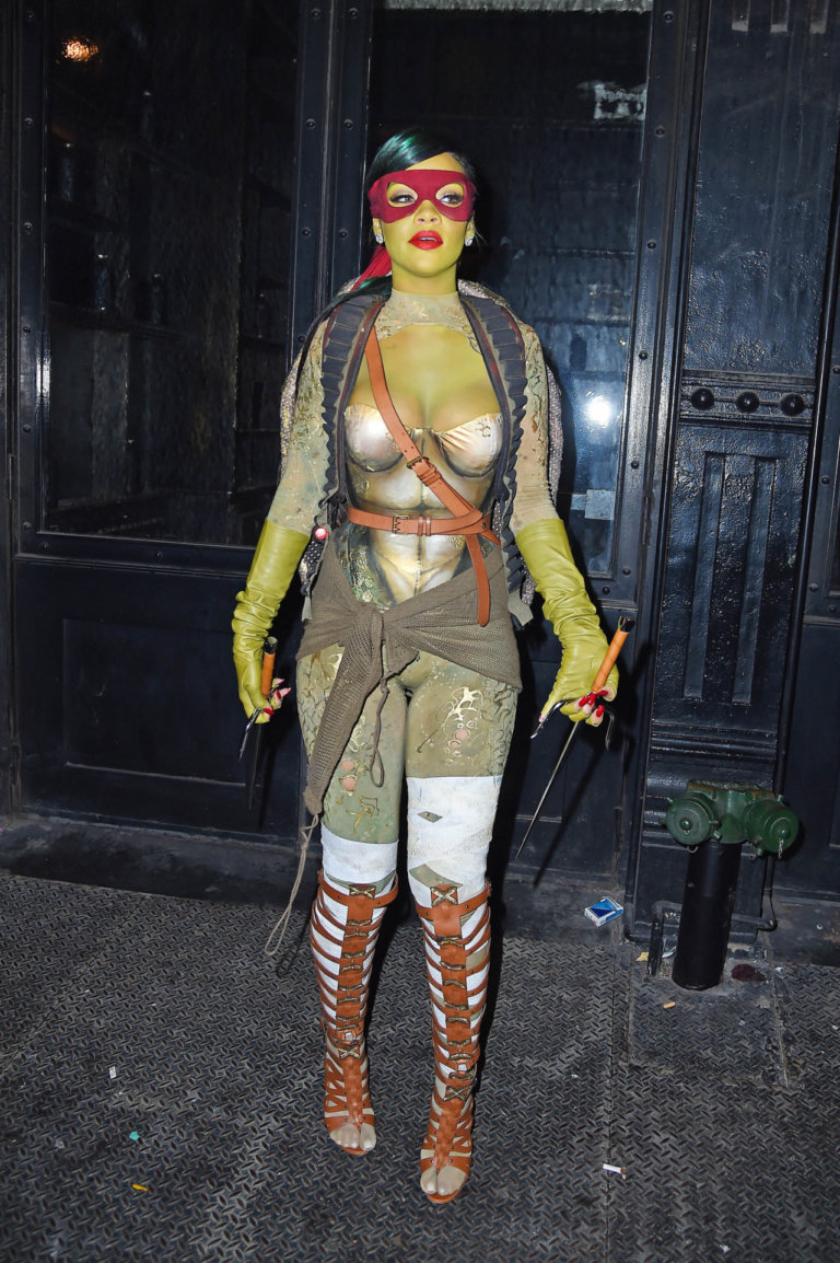 Rihanna as a Teenage Mutant Ninja Turtle (Getty Images)