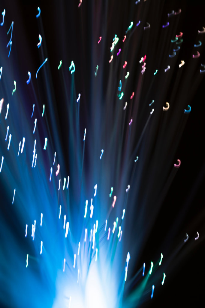 green fiber optics