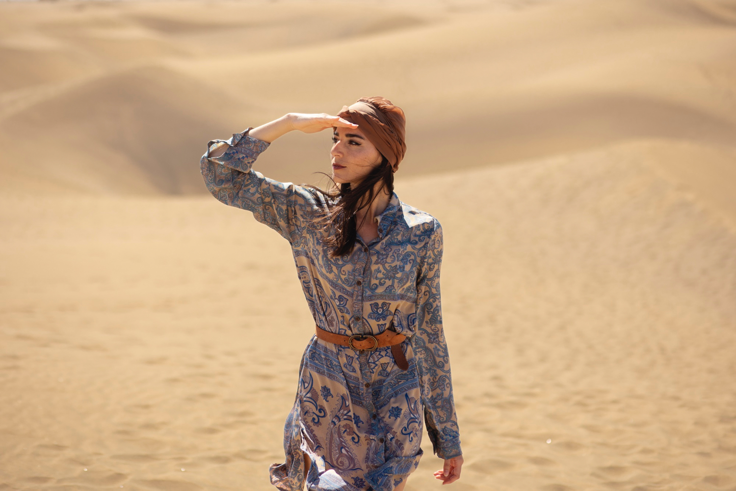 girl in the desert