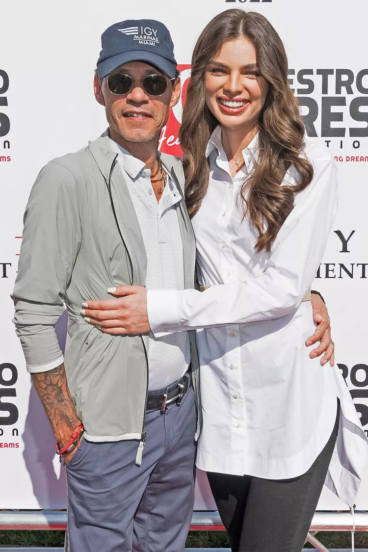 Marc Anthony and Nadia Ferreira