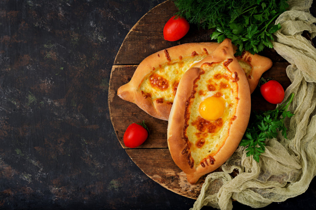 Khachapuri in Adjarian style