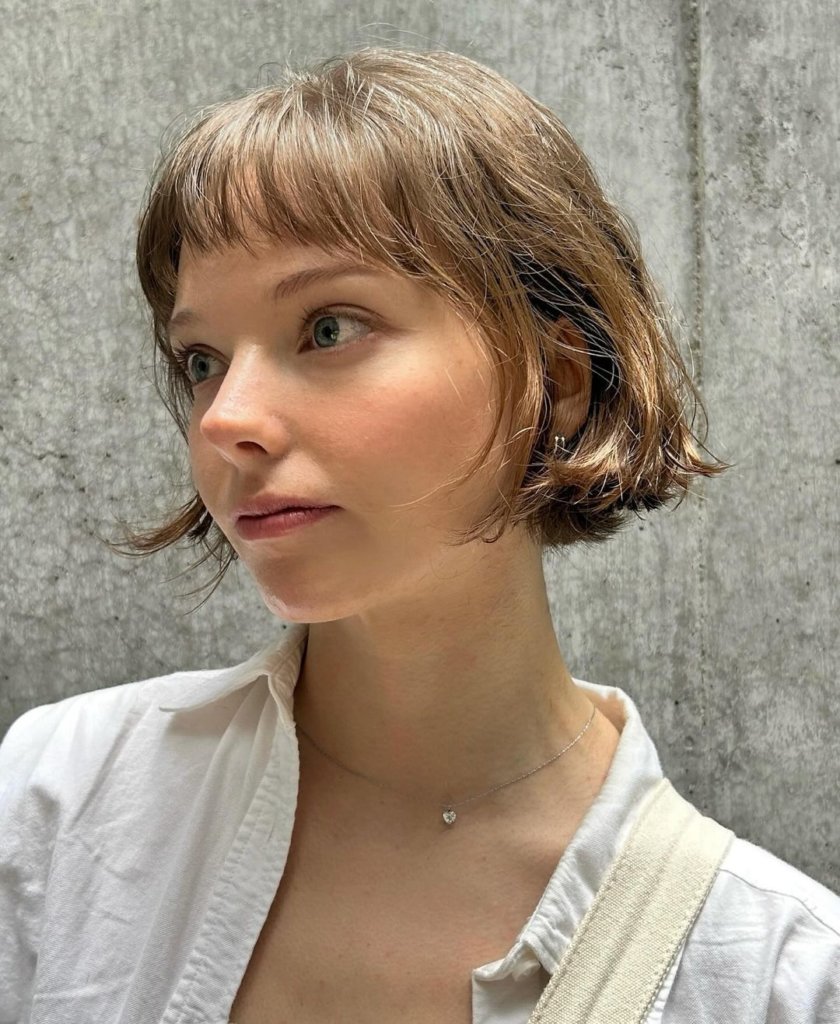 trendy bob hairstyle