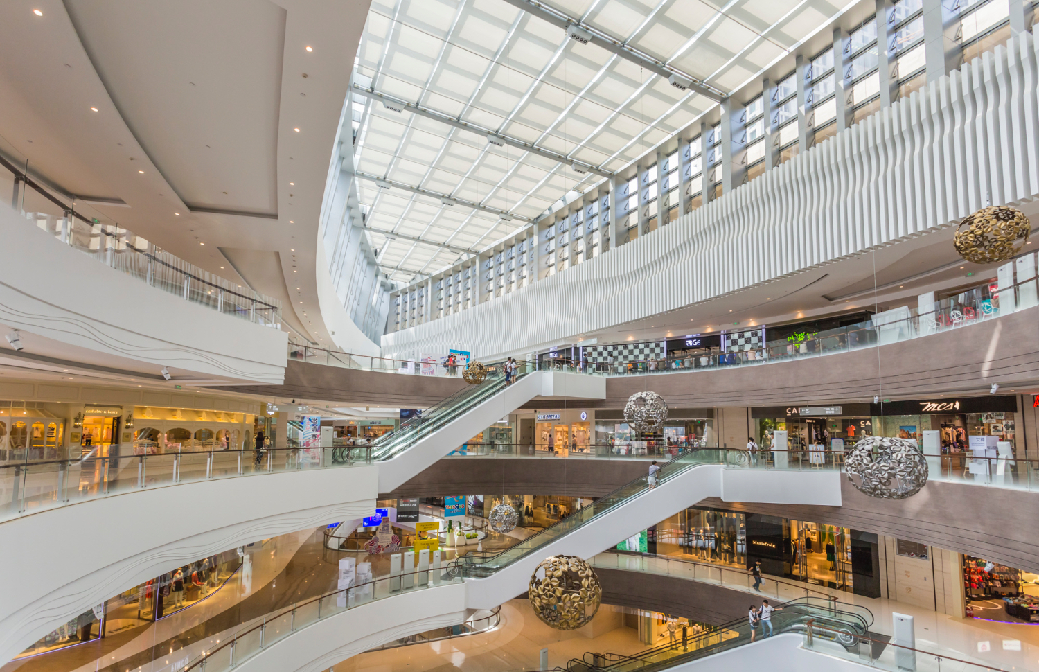 shopping mall inside